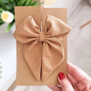 Kokardka Elen - spinka brązowa