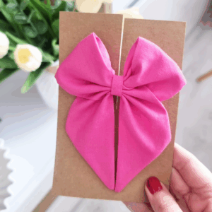 Kokardka Elen - spinka fuksja