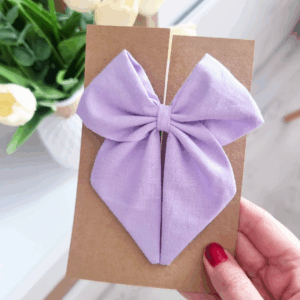 Kokardka Elen - spinka jasny fiolet