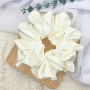 Scrunchie oversized ecru