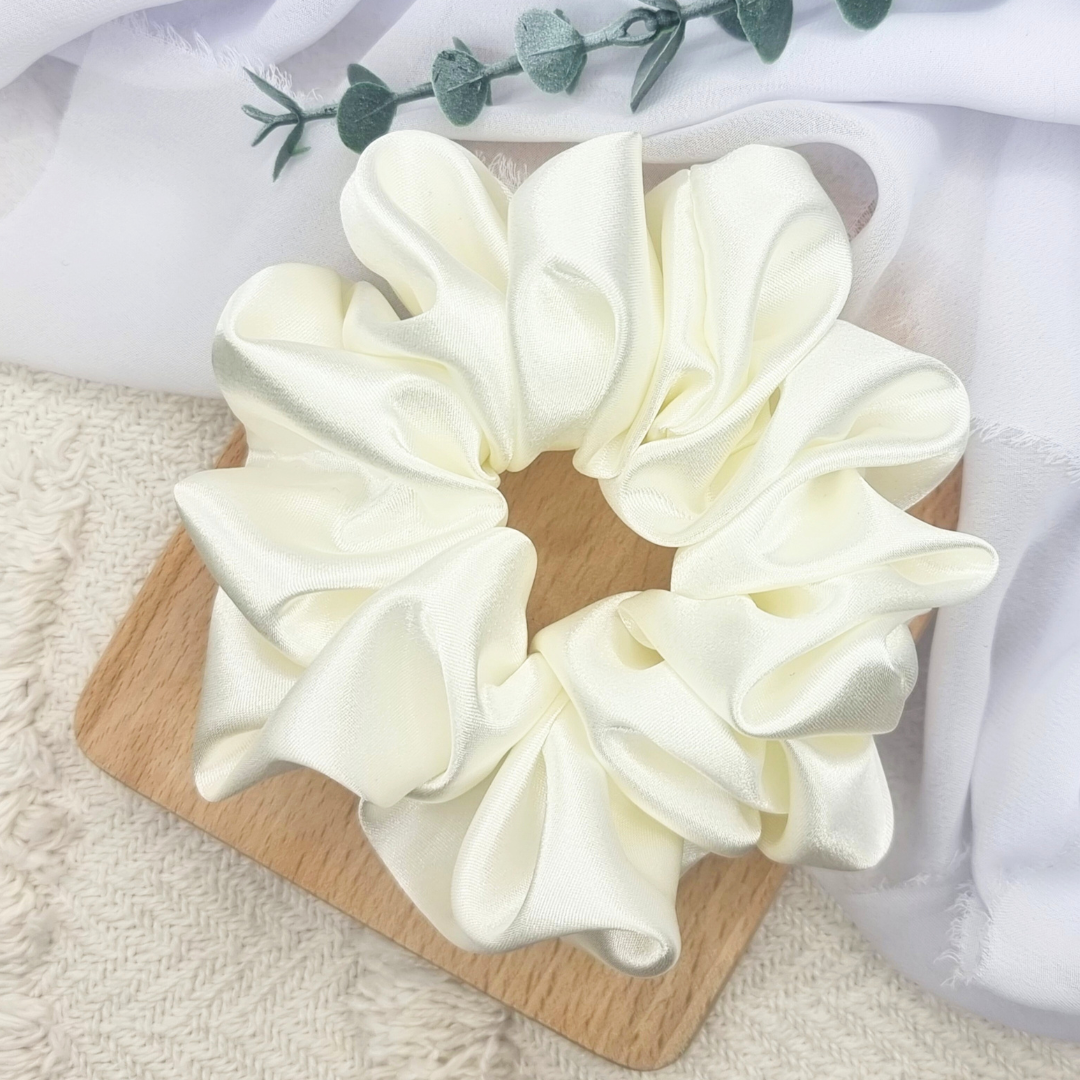 Scrunchie oversized ecru