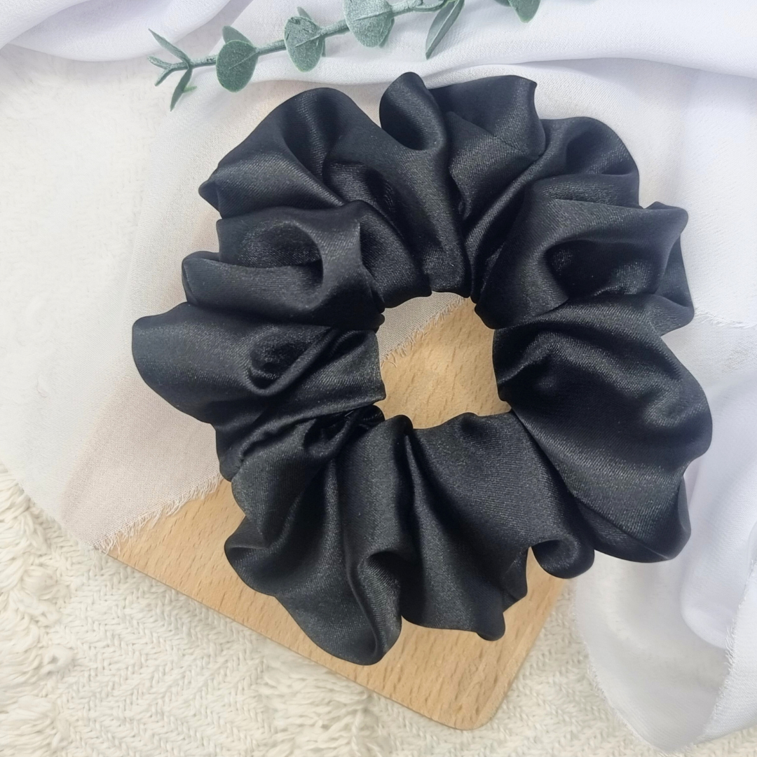 Scrunchie oversized czarna