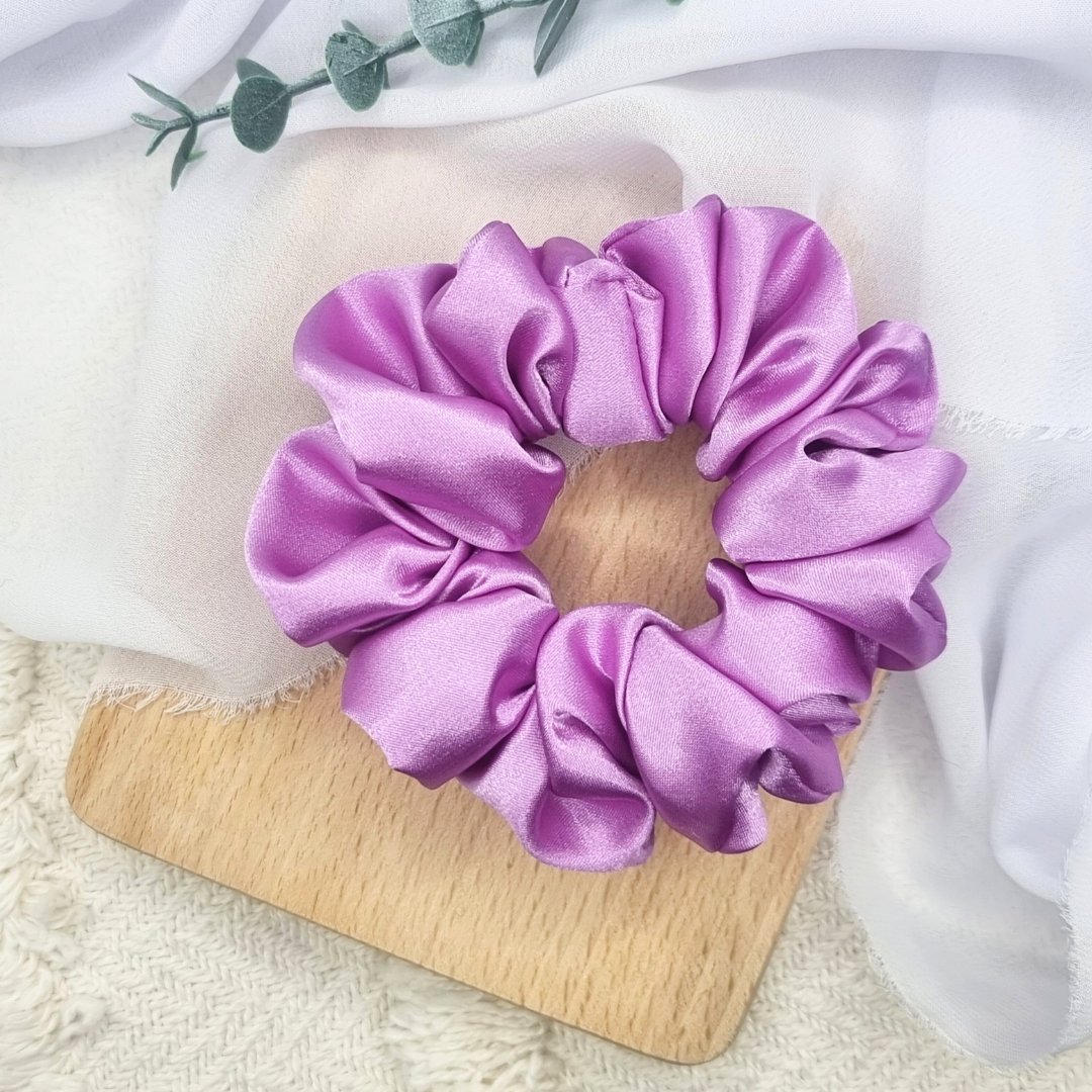 Scrunchie standard fioletowa