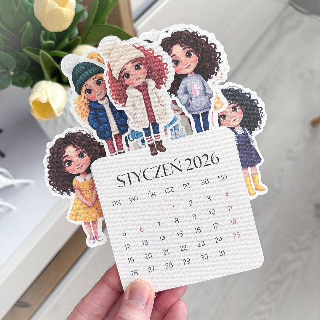 Kalendarz - stylowe dziewczyny 2026 - obrazek 2