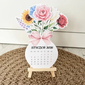 Kalendarz - bukiet kwiatów 2026