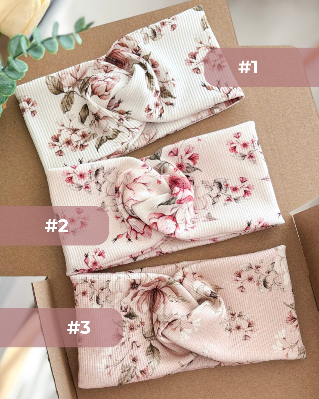 Opaska przeplatana – Bella – kolory - obrazek 2