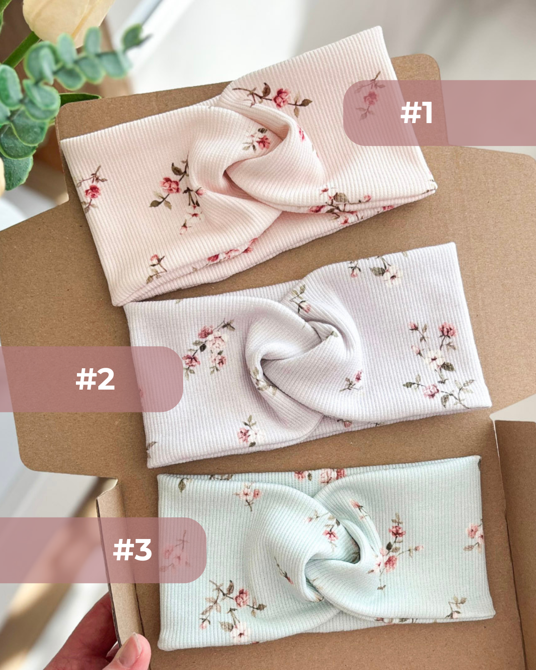 Opaska przeplatana – Alice – kolory - obrazek 2