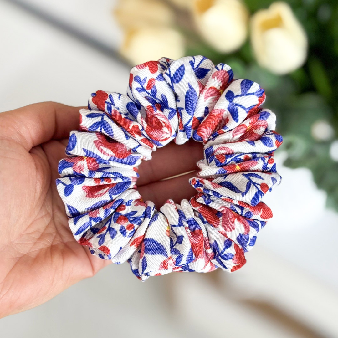 Gumka do włosów scrunchie – Magnolia – Midi