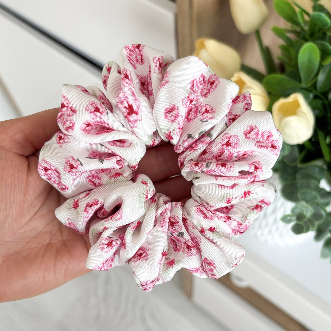 Gumka do włosów scrunchie – Viola – Maxi