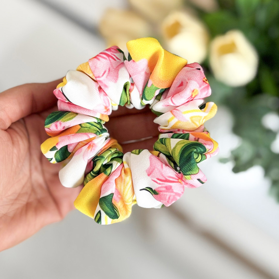 Gumka do włosów scrunchie – Olivia – Midi