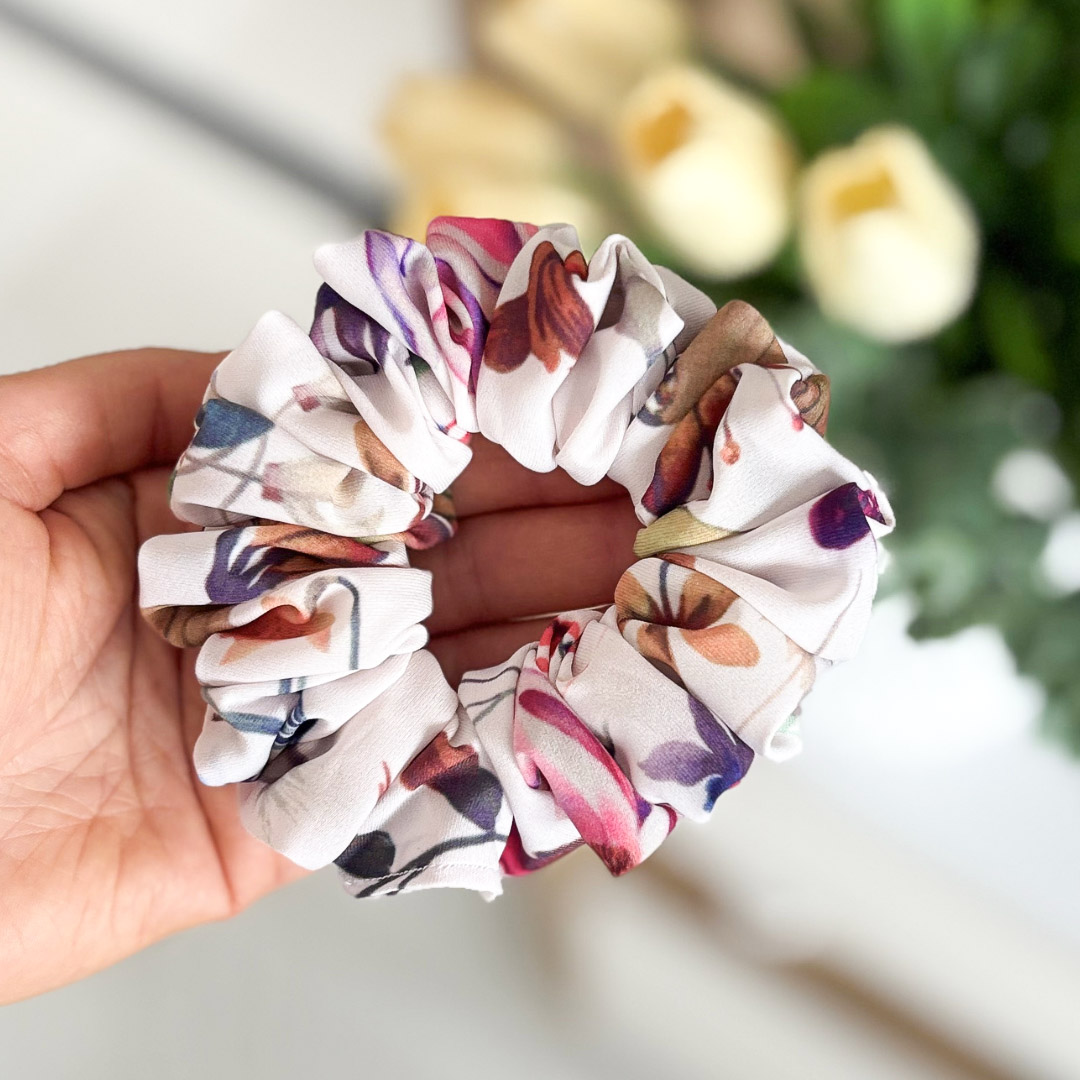 Gumka do włosów scrunchie – Mia – Midi