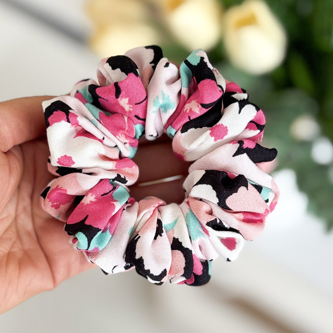 Gumka do włosów scrunchie – Livia – Midi