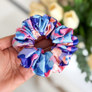 Gumka do włosów scrunchie – Flora – Midi