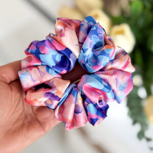 Gumka do włosów scrunchie – Flora – Maxi