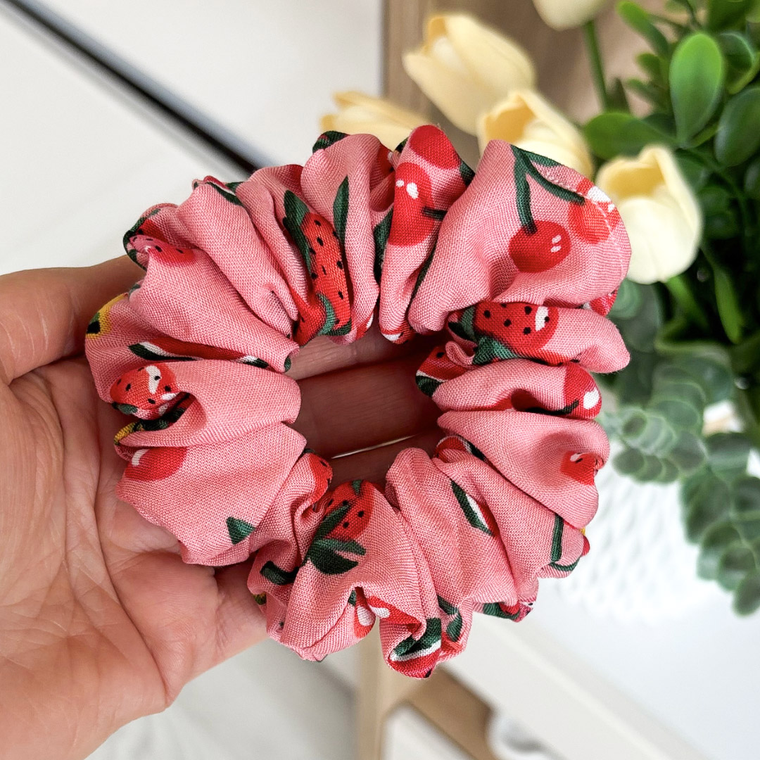 Gumka do włosów scrunchie – Bella – Midi