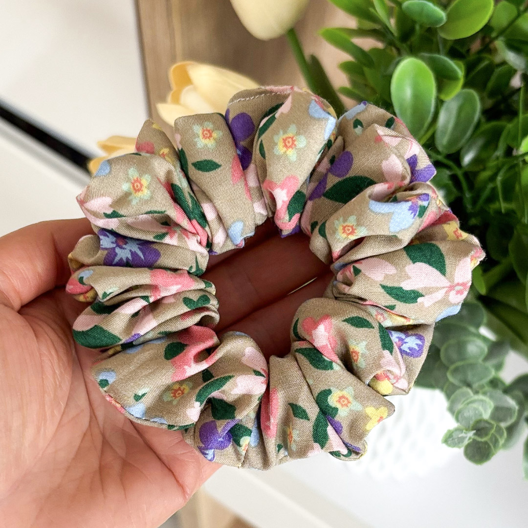 Gumka do włosów scrunchie – Siena – Midi