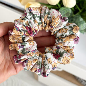 Gumka do włosów scrunchie – Napoli – Midi