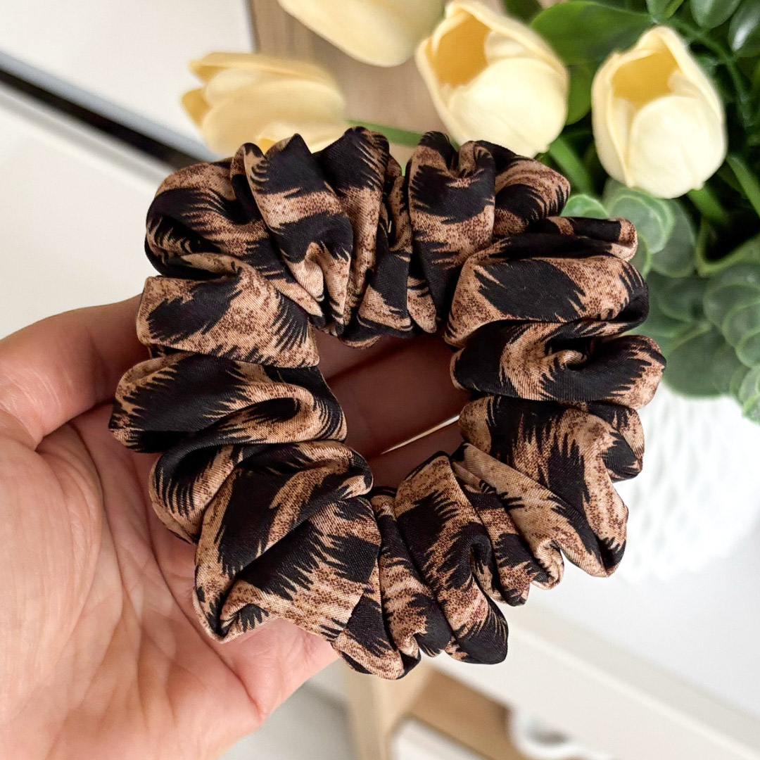 Gumka do włosów scrunchie – Elia – Midi