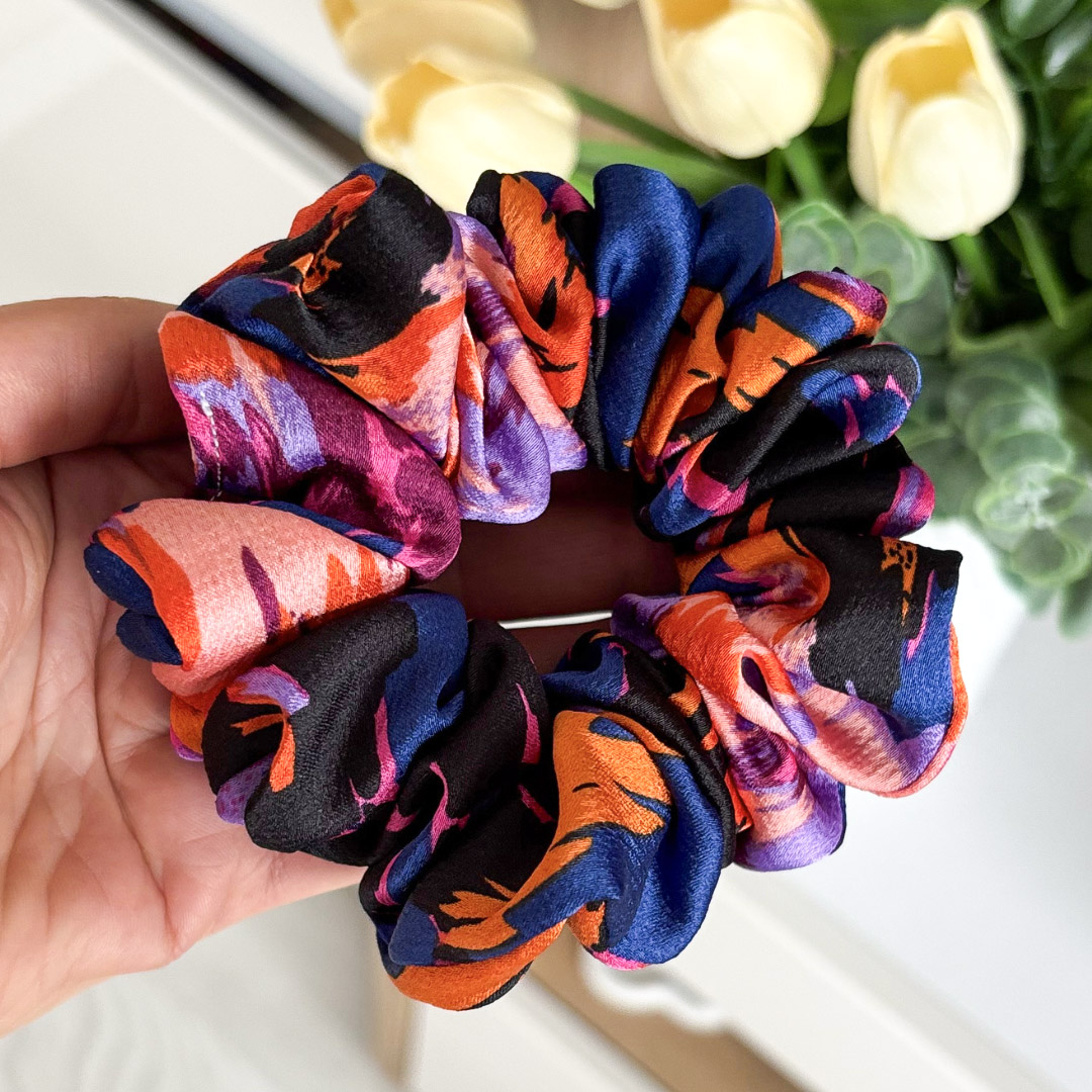 Gumka do włosów scrunchie – Nola – Midi